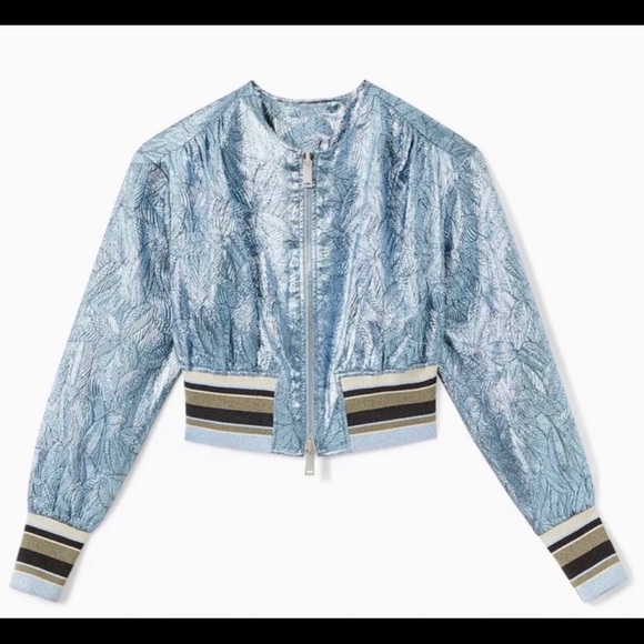 Ramy Brook zip up cropped jacket - Picture 4 of 6